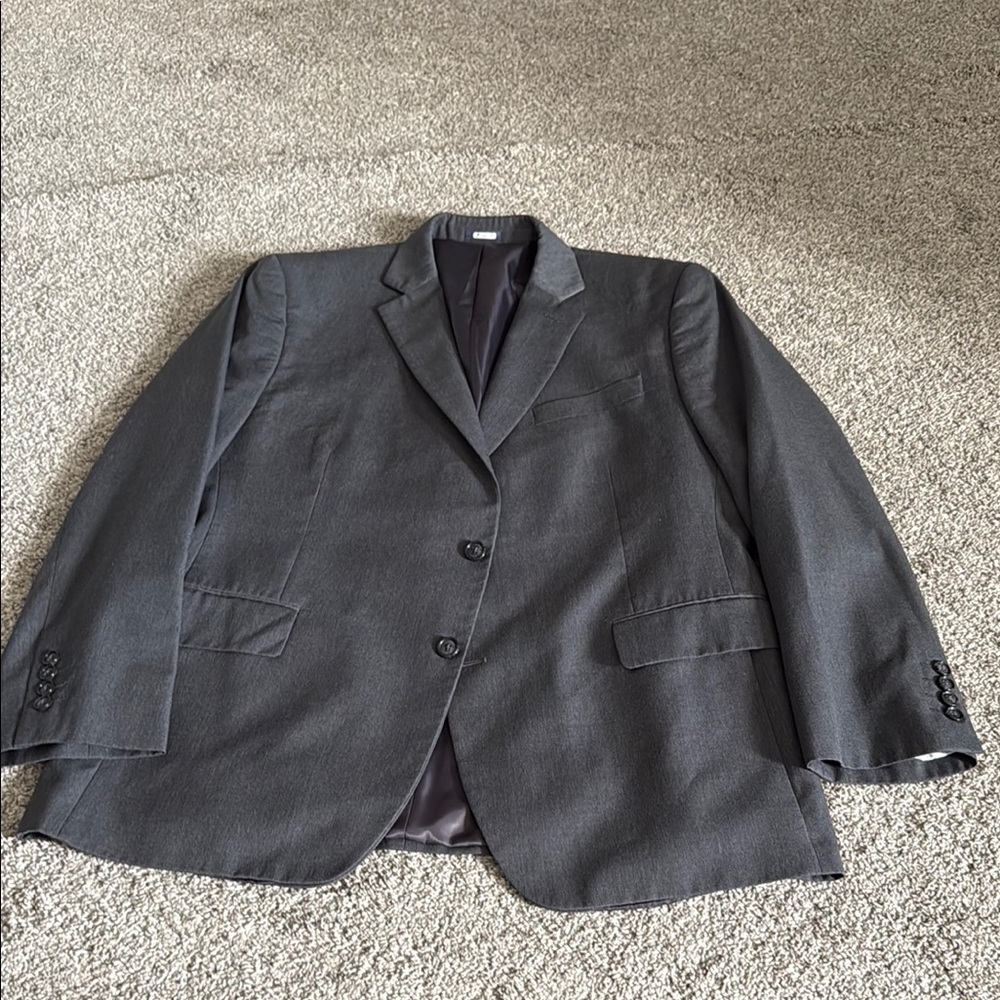 Stafford Gray Modern Sport Coat Professional Blazer